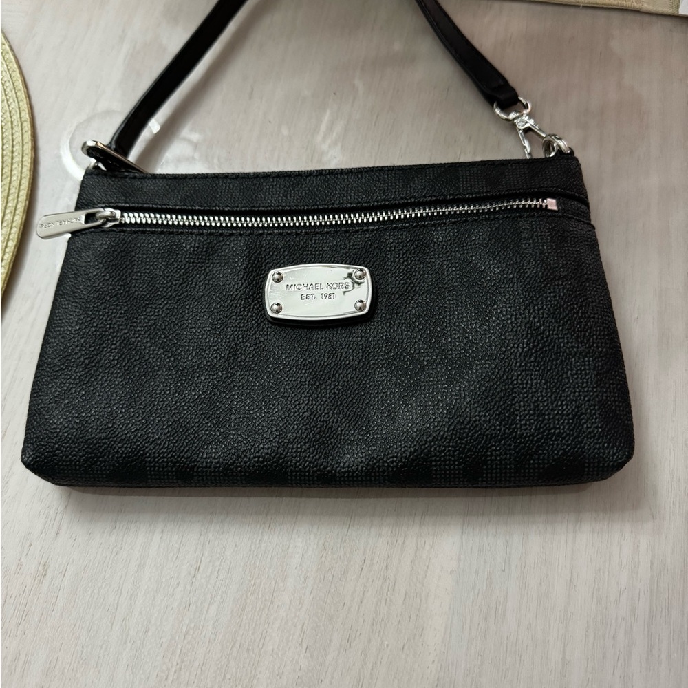 Michael by Michael Kors monogram wristlet